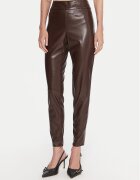 GUESS Pantaloni din imitație de piele W4BB18 WGIK0 Slim Fit