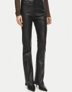 GUESS Pantaloni din imitație de piele W6BA0L D2083 Bootcut Fit