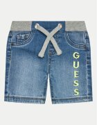 GUESS Pantaloni scurți de blugi N4GD15 D4GV0 Regular Fit