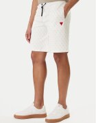 GUESS Pantaloni scurți sport Z4YD03 K7122 Écru Regular Fit
