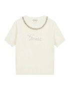 GUESS Pulover J6RR14 Z2NQ2 Écru Regular Fit