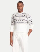 GUESS Pulover M5BR61 Z4142 Écru Regular Fit