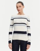 GUESS Pulover W5GR18 Z2NQ2 Écru Slim Fit
