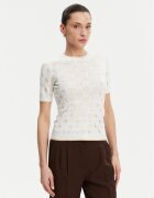 GUESS Pulover W5GR20 Z3D60 Écru Regular Fit
