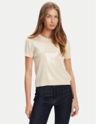 GUESS Pulover W5YR21 Z3E70 Écru Regular Fit