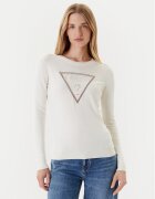 GUESS Pulover W5YR23 Z2NQ2 Écru Regular Fit