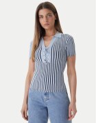 GUESS Pulover W6GR09 Z0590 Albastru celest Regular Fit