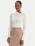 GUESS Pulover W6RR07 Z2YK2 Écru Regular Fit