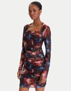 GUESS Rochie cocktail W5BK65 KCZC2 Slim Fit