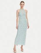 GUESS Rochie cocktail W5GK66 KCT80 Albastru celest Slim Fit