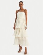 GUESS Rochie cocktail W6GKA GW2584 Écru Regular Fit