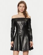GUESS Rochie din imitație de piele W5RK43 K8S30 Regular Fit