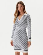 GUESS Rochie tricotată W5BK25 Z3JD2 Écru Slim Fit
