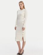 GUESS Rochie tricotată W6RK06 Z2YJ2 Écru Regular Fit