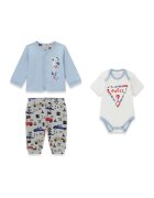 GUESS Set bluză body și pantaloni de trening P6RG02 KA6W1 Regular Fit