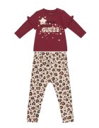 GUESS Set bluză și leggings A5BG02 J1314 Regular Fit