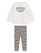 GUESS Set bluză și leggings K6BG02 K5910 Regular Fit