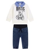 GUESS Set bluză și pantaloni din material I6RG02 KA6R4 Regular Fit