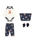 GUESS Set body pantaloni și șosete H6YG08 K4134