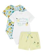 GUESS Set body și pantaloni scurți P6GG03 K6YW1 Regular Fit