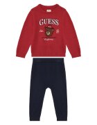 GUESS Set pulover și pantaloni din material textil I6BG04 Z1273 Regular Fit