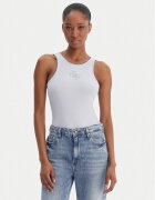 GUESS Top W6RP39 KD092 Albastru celest Regular Fit
