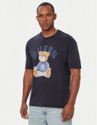 GUESS Tricou 182885 Albastru Classic Fit