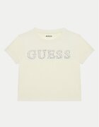 GUESS Tricou J4YI48 KBXI2 Écru Regular Fit
