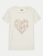 GUESS Tricou J5RI46 J1314 Écru Regular Fit