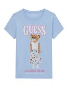 GUESS Tricou J6RI10 K6YW4 Albastru celest Regular Fit