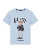 GUESS Tricou L6GI09 K8HM4 Albastru celest Regular Fit