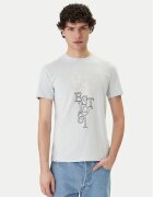 GUESS Tricou M6GI10 K2991 Albastru celest Slim Fit