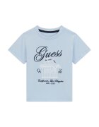 GUESS Tricou N6GI00 K8HM4 Albastru celest Regular Fit