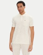 GUESS Tricou polo M5GP08 KCSJ0 Écru Regular Fit
