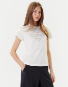 GUESS Tricou V5GI10 K9RM1 Écru Regular Fit