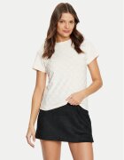 GUESS Tricou V5RI02 KCLG2 Écru Regular Fit
