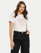 GUESS Tricou V5RI08 J1314 Écru Slim Fit