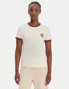 GUESS Tricou V6GI05 K2966 Écru Regular Fit