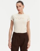 GUESS Tricou W5GI47 KA0Q1 Écru Slim Fit