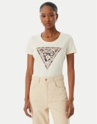GUESS Tricou W6RI32 J1314 Écru Regular Fit