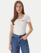 GUESS Tricou x NORTH SAILS W6GP01 K2658 Écru Regular Fit