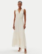 Haveone Rochie de vară AFF-N005 Écru Loose Fit