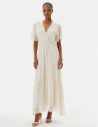 Haveone Rochie de vară AFF-N006 Écru Loose Fit