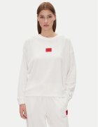 Hugo Bluză Neve_Sweatshirt 50531686 Écru Relaxed Fit