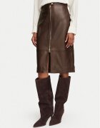 Hugo Fustă din piele Lacelo 50563073 Regular Fit