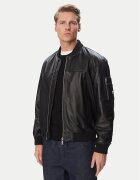 Hugo Geacă de piele Ladamor 50567800 Regular Fit