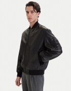 Hugo Geacă de piele Lude 50553111 Regular Fit