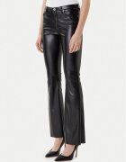 Hugo Pantaloni din imitație de piele Hableu-1 50542417 Slim Fit