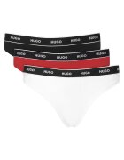 Hugo Set de tanga﻿ Triplet Thong Stripe 50545680