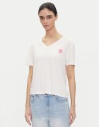 Hugo Tricou Nika_T-Shirt 50540046 Écru Regular Fit